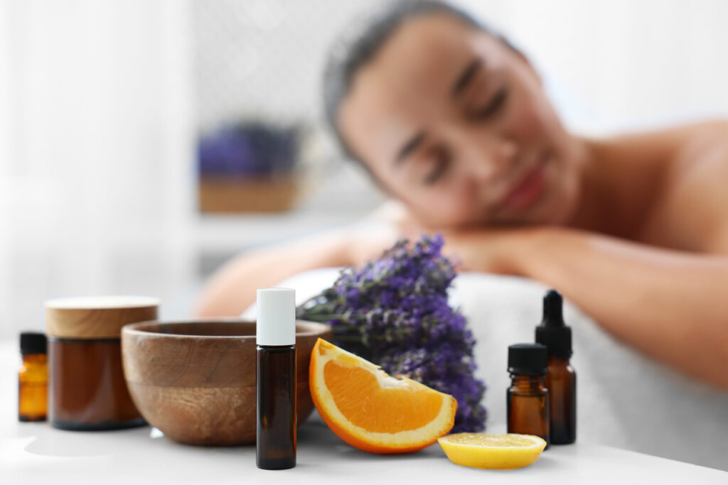 Huiles essentielles et bougies naturelles pour créer une ambiance apaisante